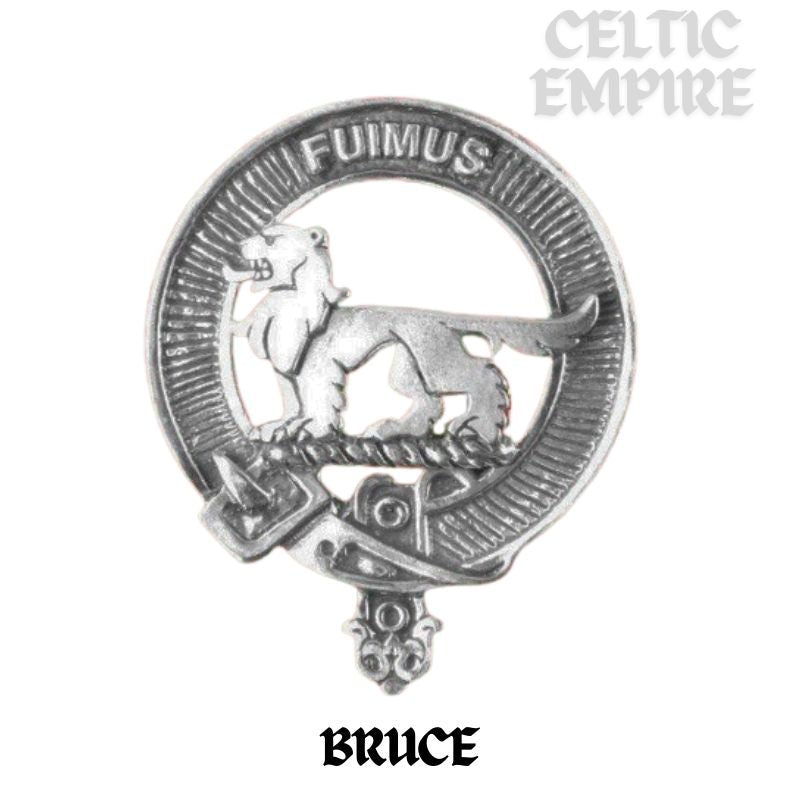 Bruce Family Clan Crest Interlace Kilt Belt Buckle