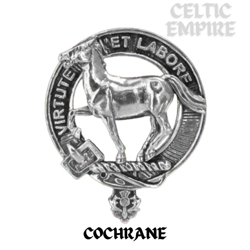 Cochrane Family Clan Crest Badge Whiskey Decanter