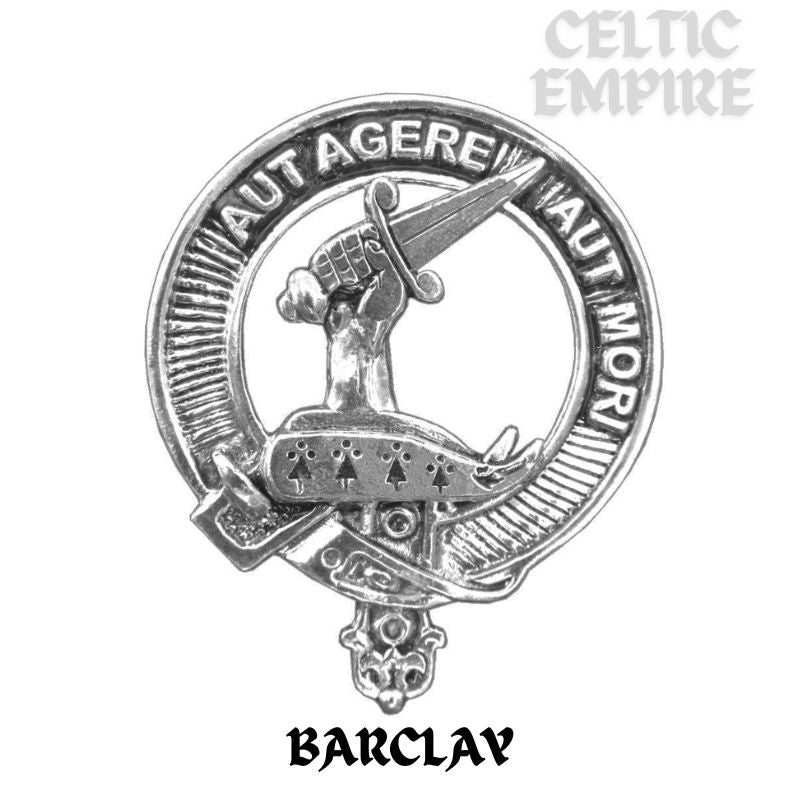 Barclay Family Clan Crest Interlace Kilt Belt Buckle