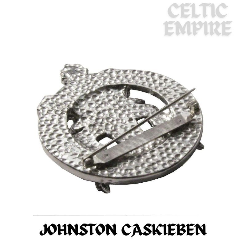 Johnston Caskieben Family Clan Crest Scottish Cap Badge