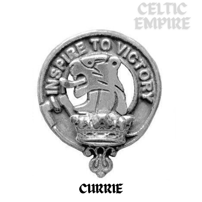 Currie Family Clan Crest Scottish Tie Tack/ Lapel Pin