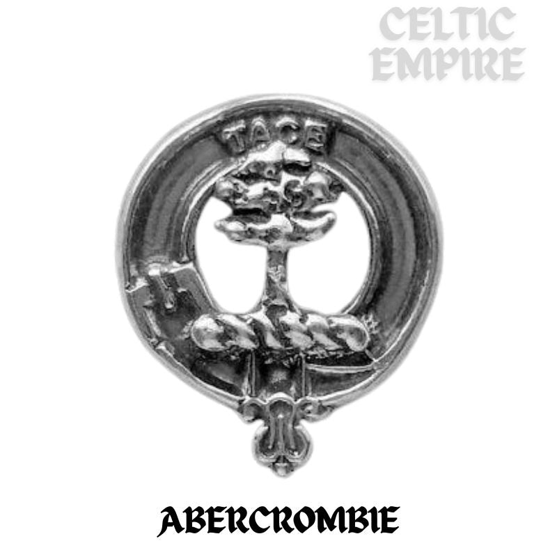 Abercrombie Family Clan Crest Celtic Cuff Bracelet