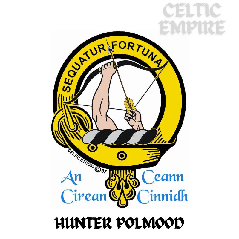 Hunter Polmood Scottish Family Clan Crest Baby Jumper