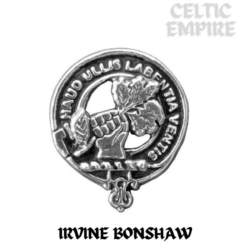 Irvine (Bonshaw) Family Clan Black Stainless Key Ring