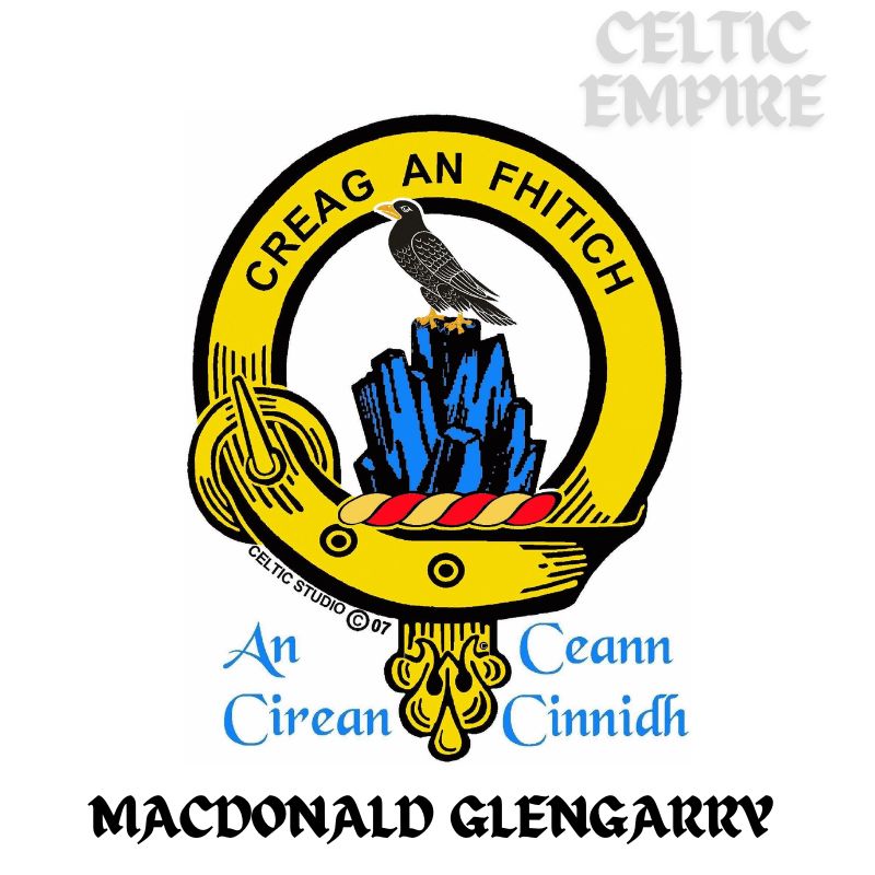 MacDonald (Glengarry) Scottish Family Clan Crest Baby Jumper