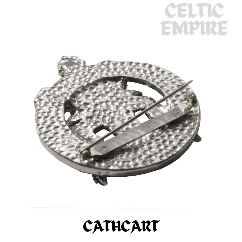 Cathcart Family Clan Crest Scottish Cap Badge