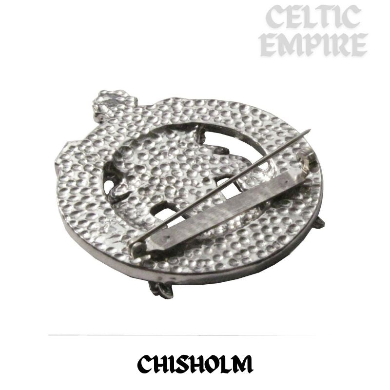 Chisholm Family Clan Crest Scottish Cap Badge