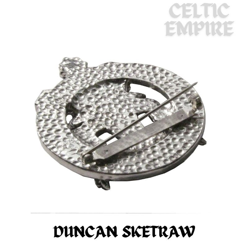 Duncan Sketraw Family Clan Crest Scottish Cap Badge