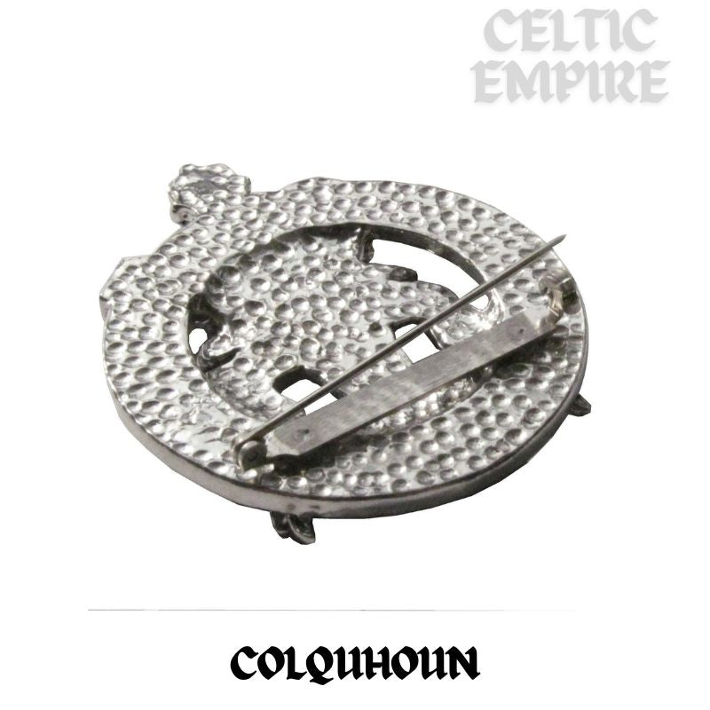 Colquhoun Family Clan Crest Scottish Cap Badge