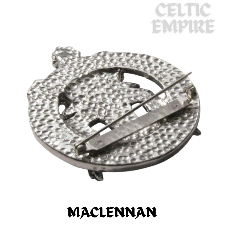 MacLennan Family Clan Crest Scottish Cap Badge