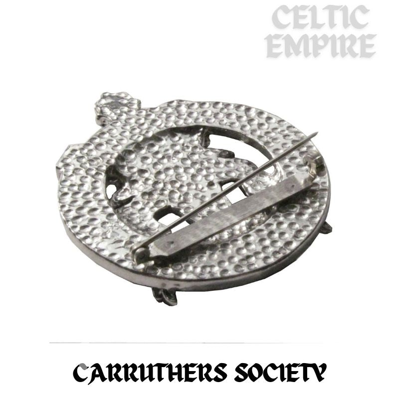 Carruthers Society Family Clan Crest Scottish Cap Badge
