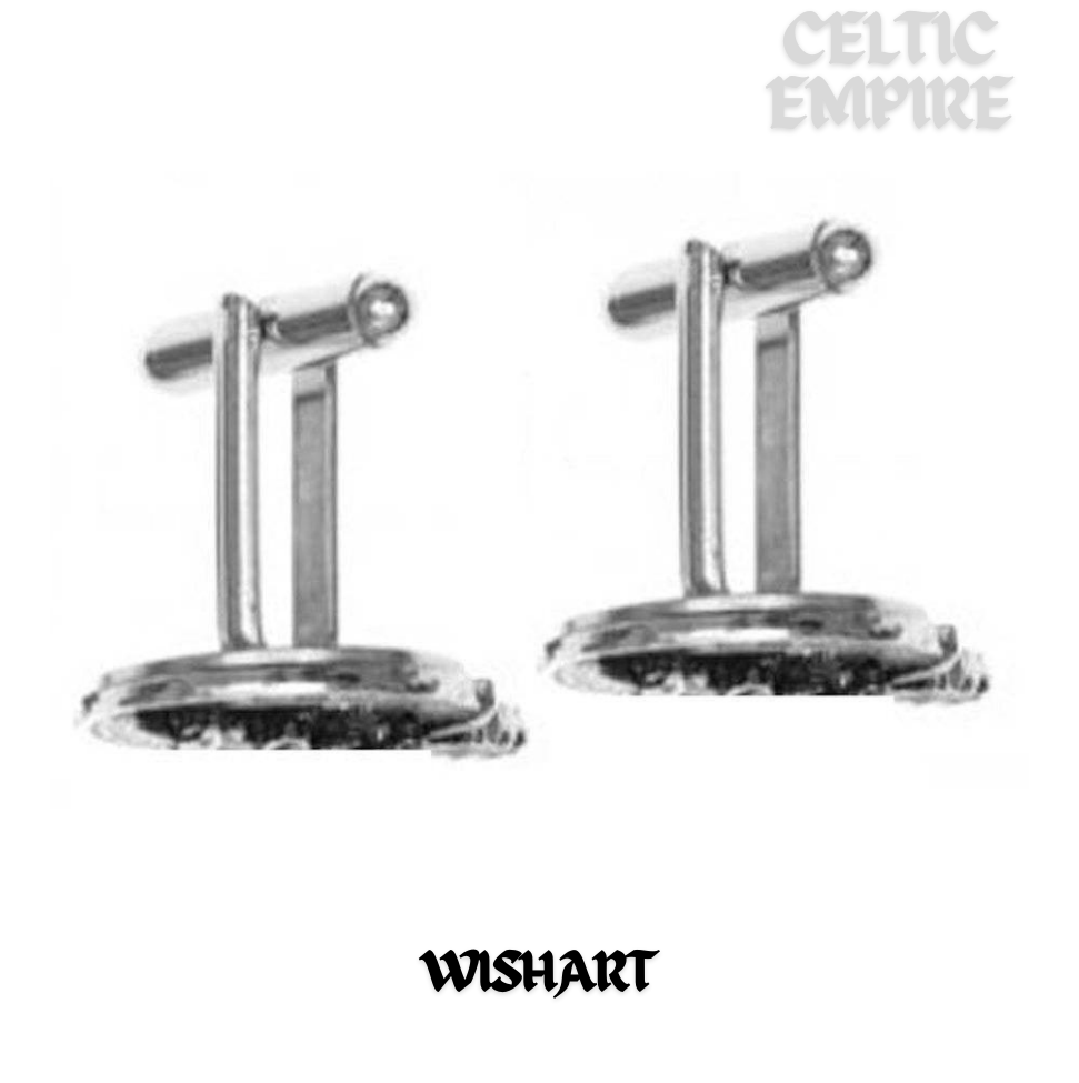 Wishart Scottish Family Clan Crest Cufflinks