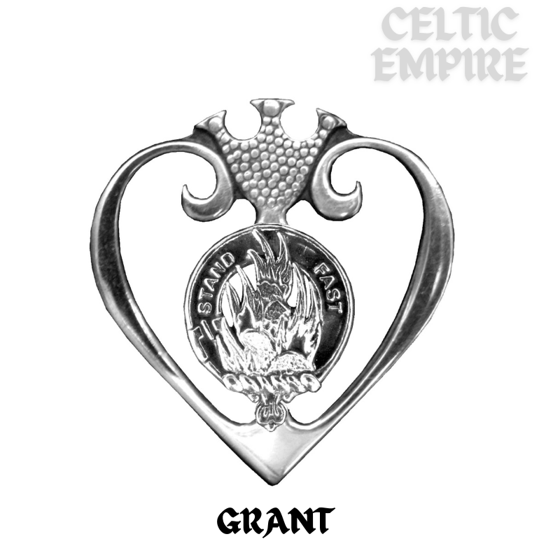 Grant Family Clan Crest Luckenbooth Brooch or Pendant