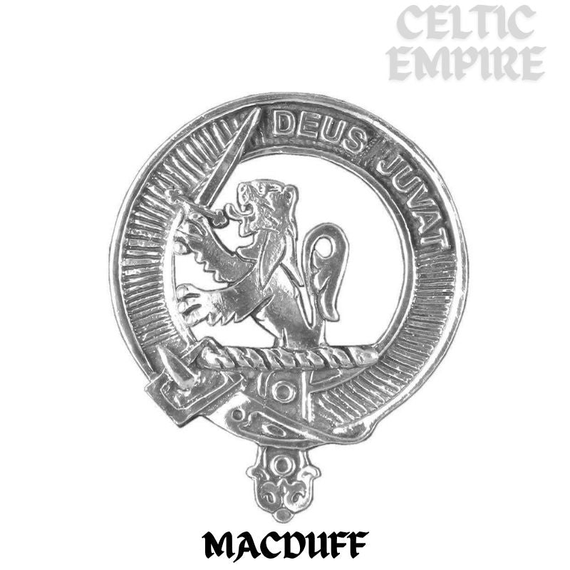 MacDuff Family Clan Crest Interlace Kilt Belt Buckle