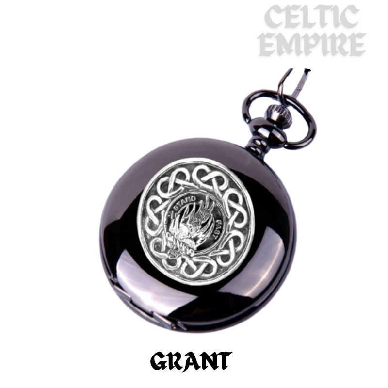 Grant Scottish Family Clan Crest Pocket Watch