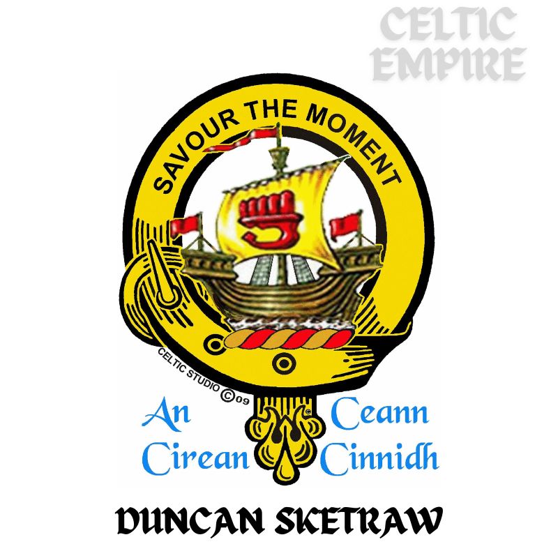 Duncan Sketraw Scottish Family Clan Crest Baby Jumper