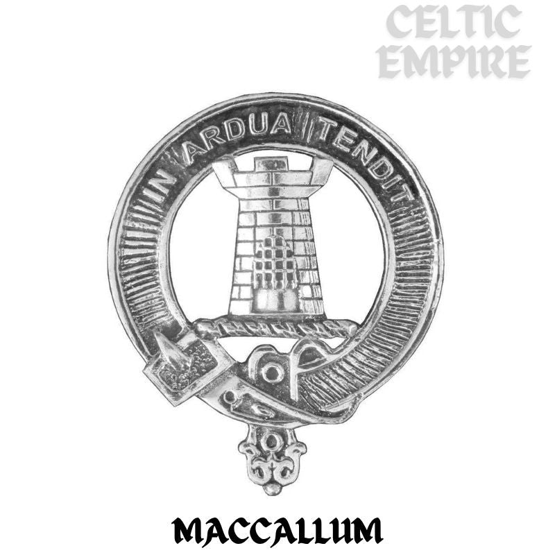 MacCallum Family Clan Crest Luckenbooth Brooch or Pendant