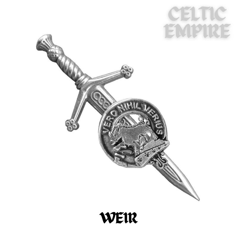 Weir Scottish Small Family Clan Kilt Pin
