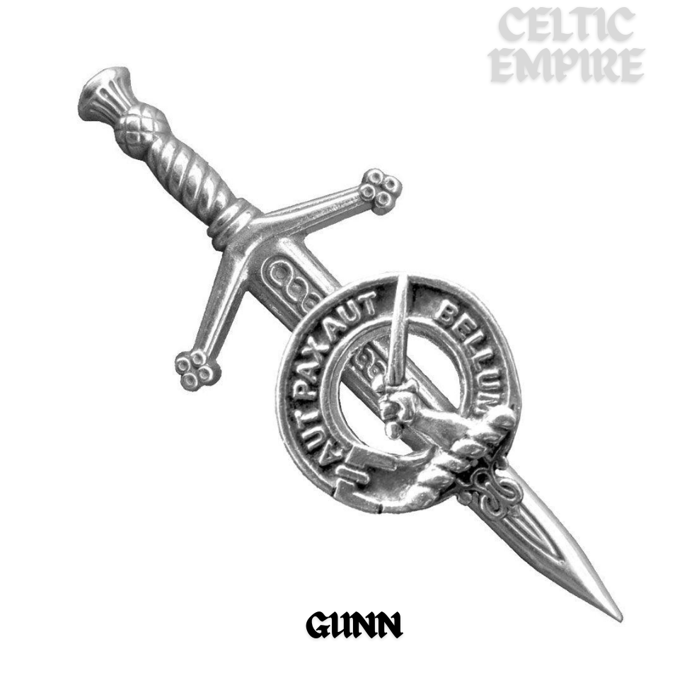 Gunn Scottish Small Family Clan Kilt Pin