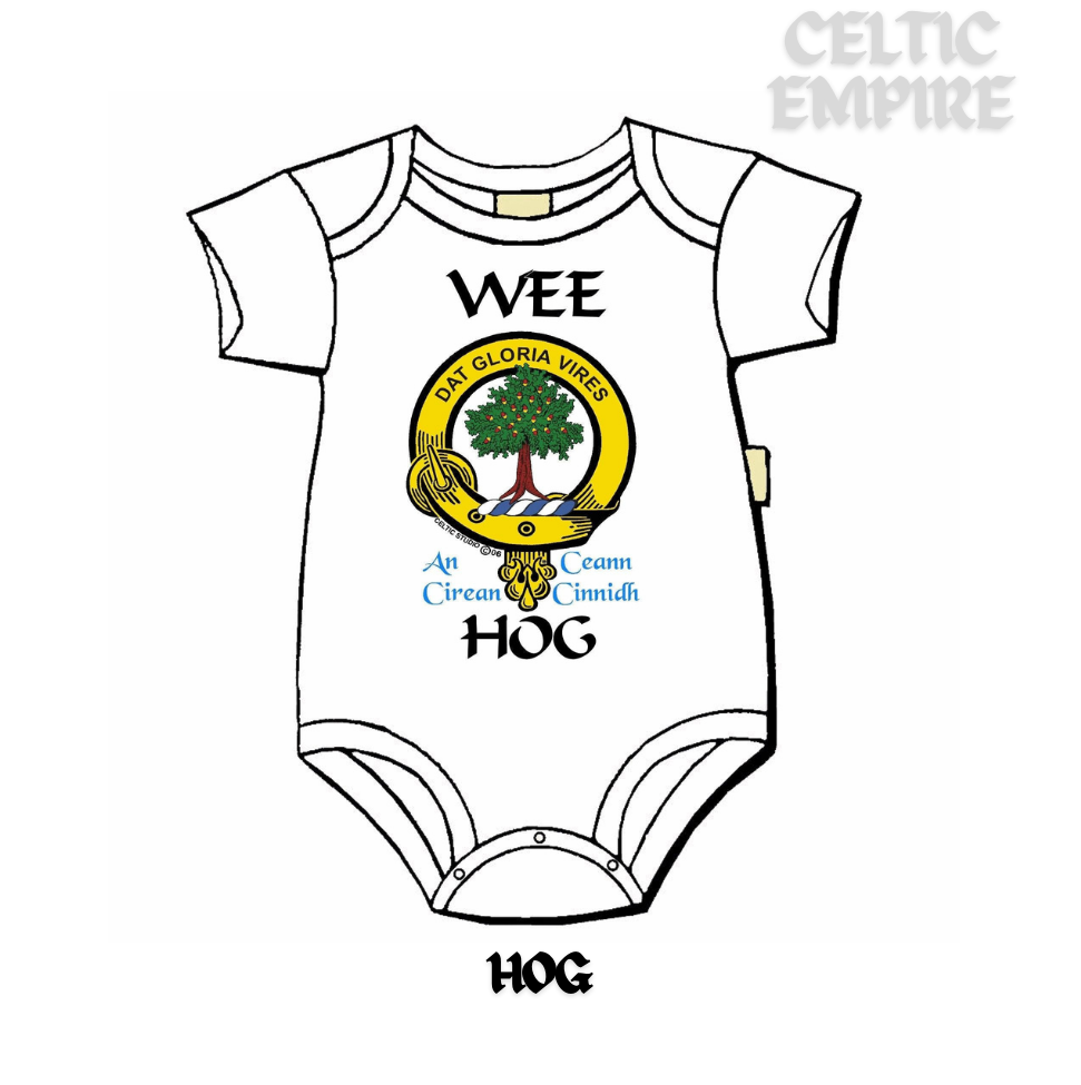 Hog Scottish Family Clan Crest Baby Jumper