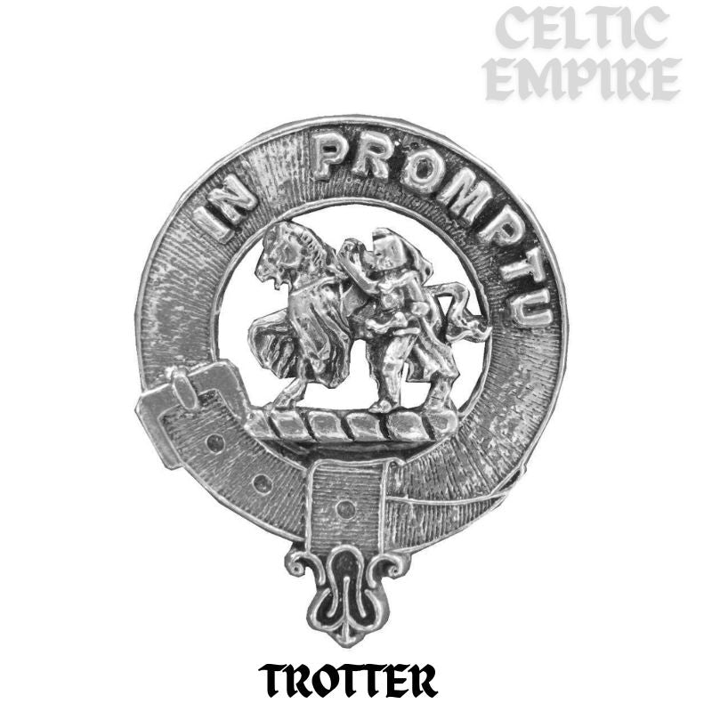 Trotter Scottish Family Clan Crest Pocket Watch