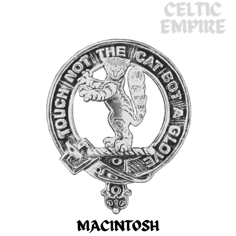 MacIntosh Family Clan Crest Kilt Pin, Scottish Pin
