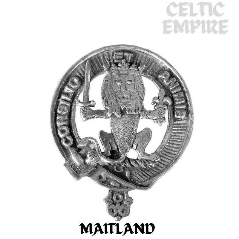 Maitland Family Clan Crest Luckenbooth Brooch or Pendant