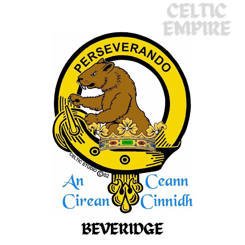 Beveridge Scottish Family Clan Crest Baby Jumper