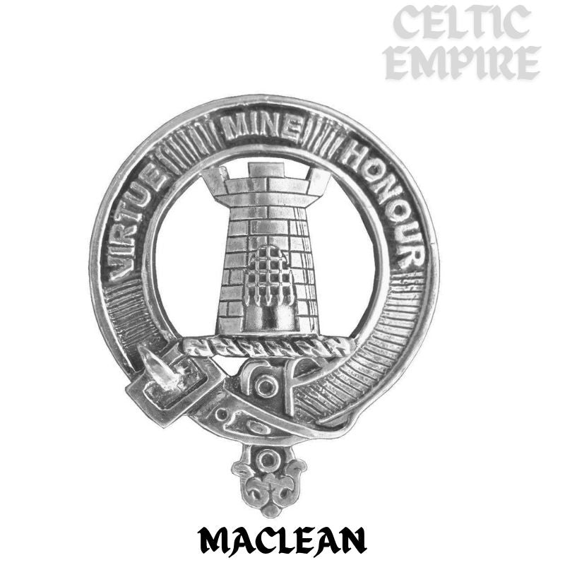 MacLean Family Clan Crest Kilt Pin, Scottish Pin