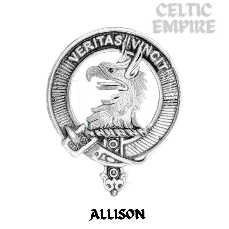 Allison Family Clan Crest Badge Skye Decanter
