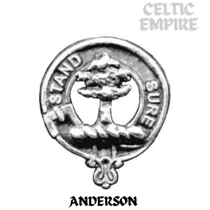 Anderson Family Clan Crest Scottish Tie Tack/ Lapel Pin