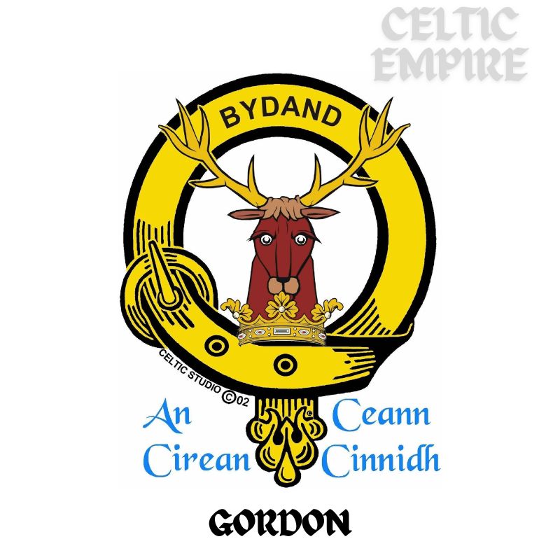 Gordon Scottish Family Clan Embroidered Crest