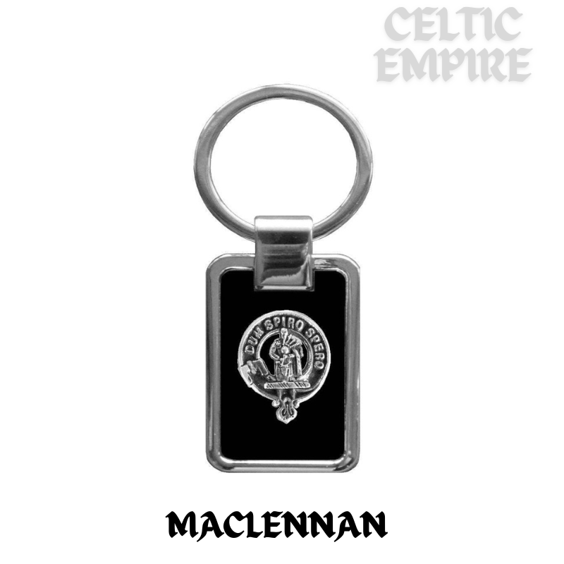 MacLennan Family Clan Stainless Steel Key Ring