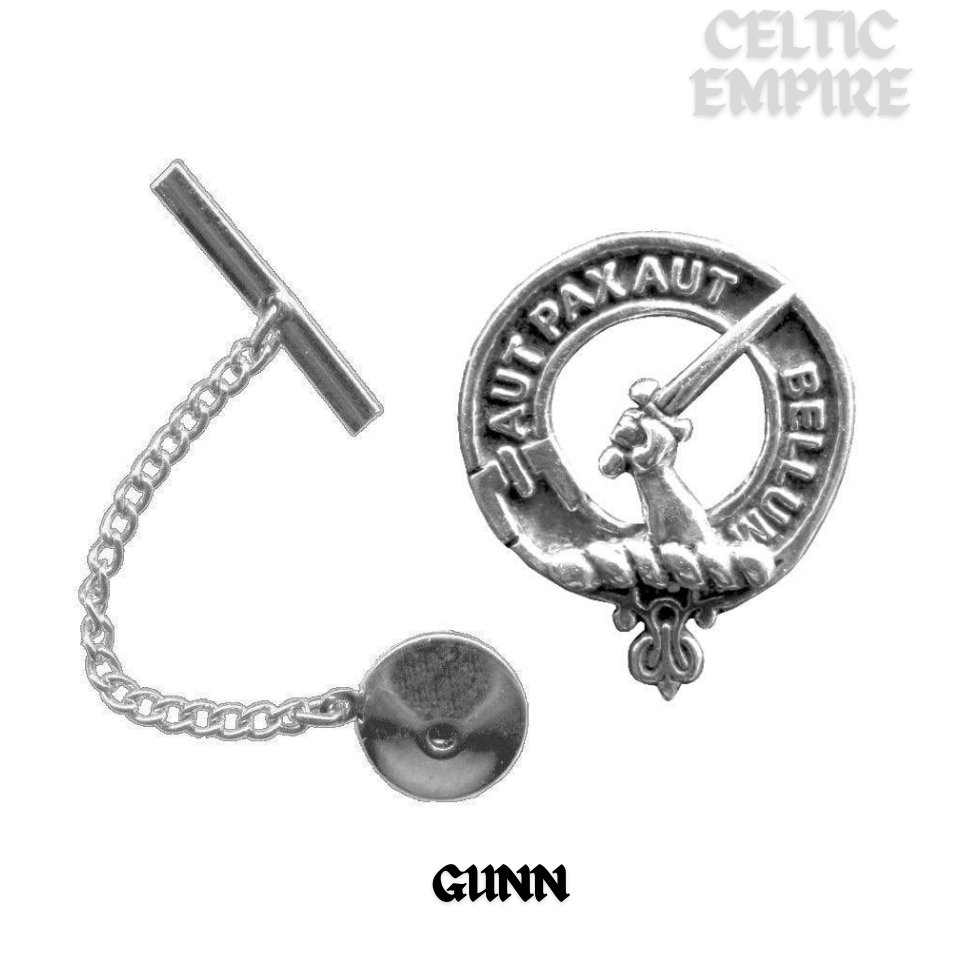 Gunn Family Clan Crest Scottish Tie Tack/ Lapel Pin