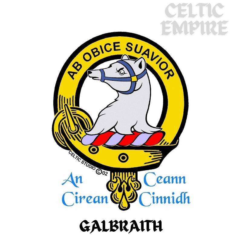 Galbraith Scottish Family Clan Embroidered Crest