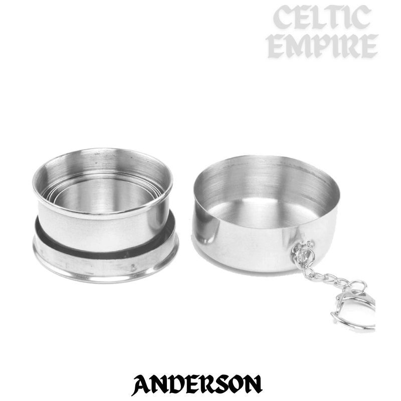 Anderson Scottish Family Clan Crest Folding Cup Key Chain