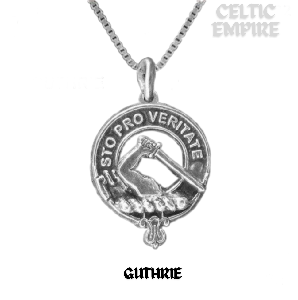Guthrie Family Clan Crest Scottish Pendant