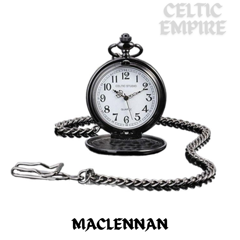MacLennan Scottish Family Clan Crest Pocket Watch