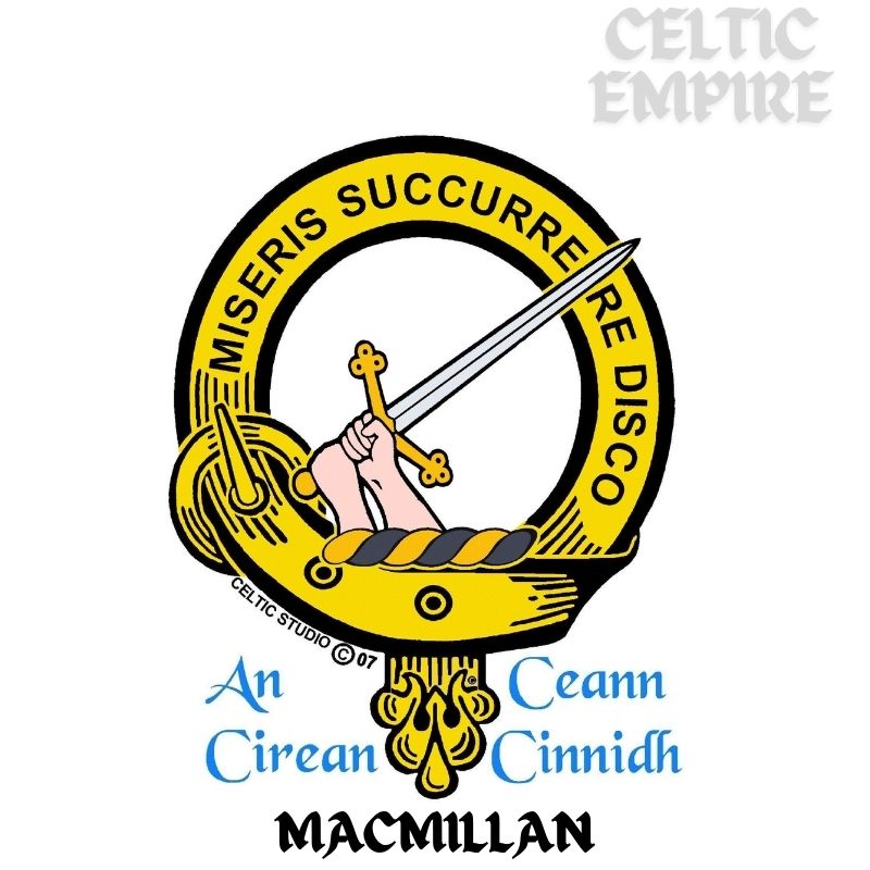 MacMillan Family Clan Crest Scottish Cap Badge