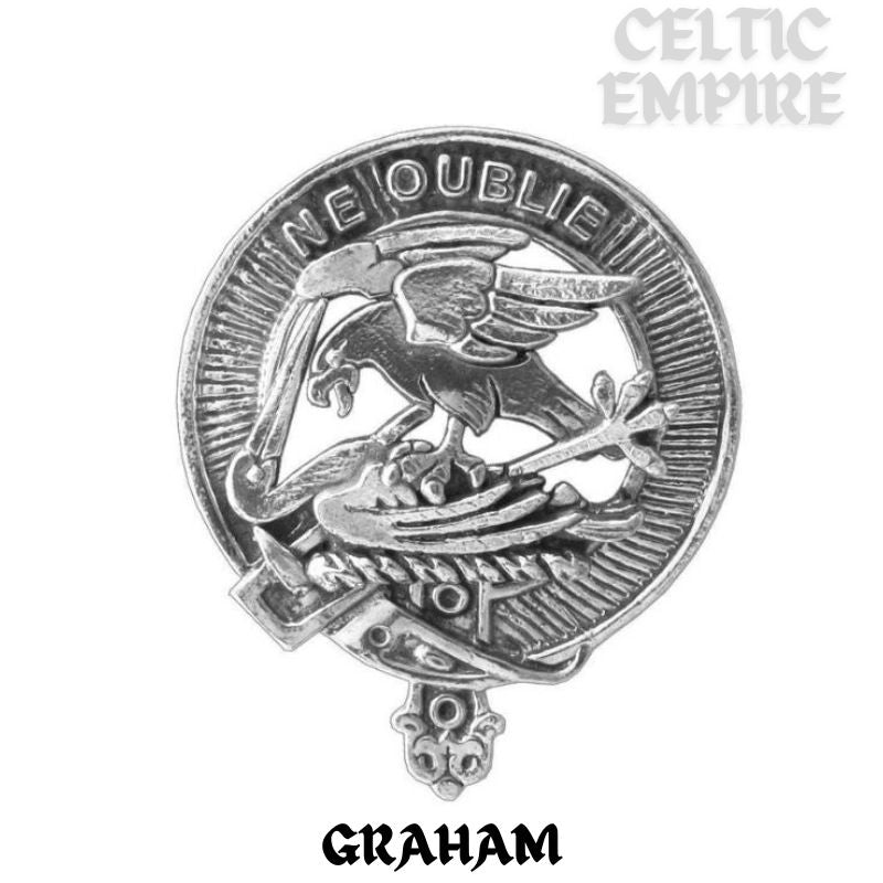 Graham Family Clan Crest Celtic Cuff Bracelet