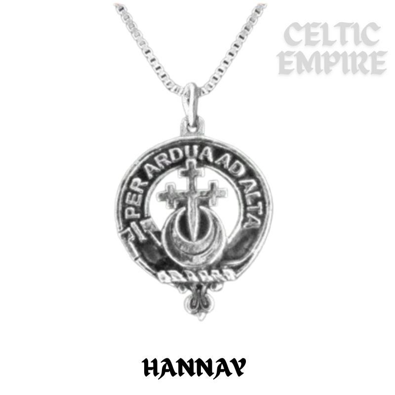 Hannay Family Clan Crest Scottish Pendant