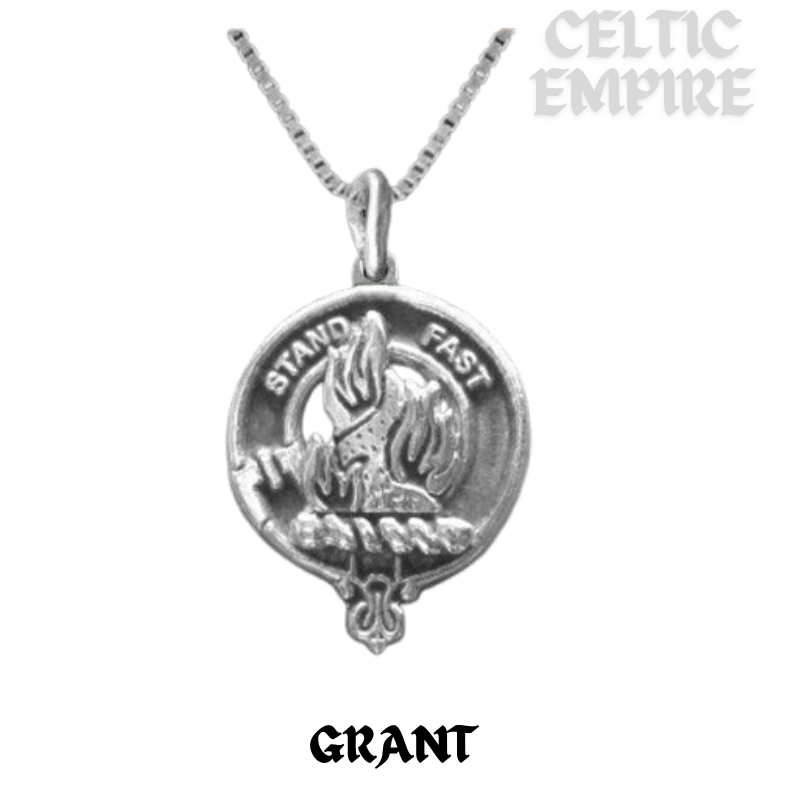 Grant Family Clan Crest Scottish Pendant