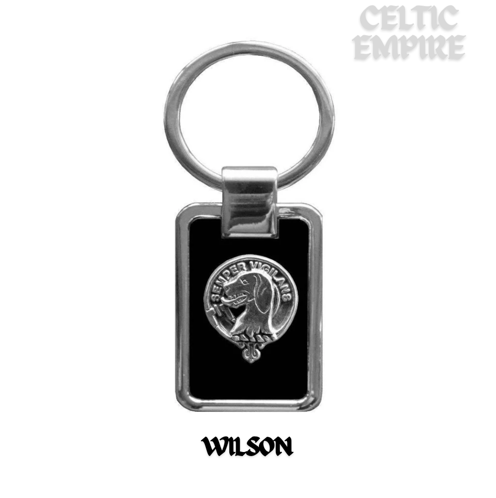 Wilson Family Clan Stainless Steel Key Ring