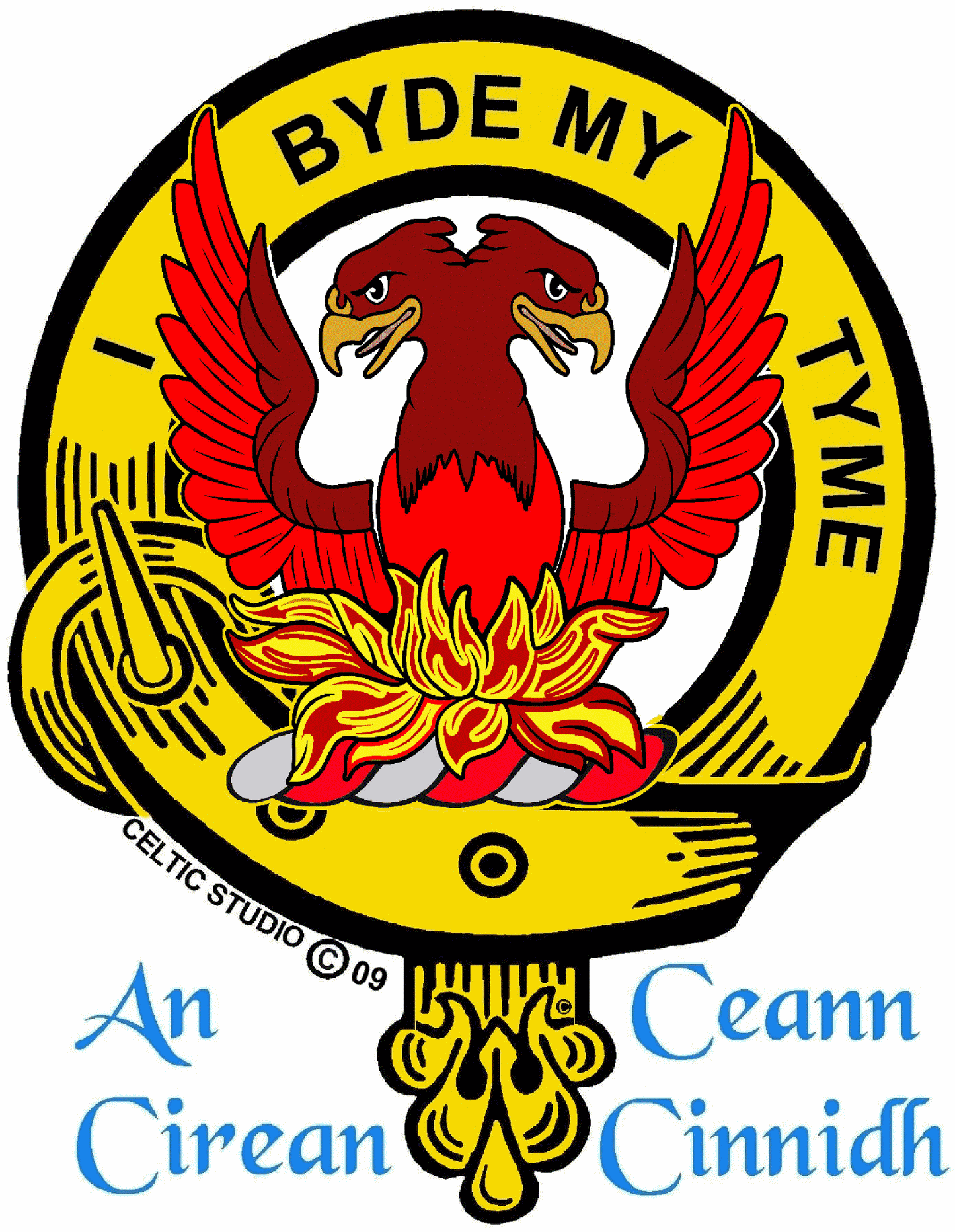 Campbell Loudoun Clan Crest Kilt Pin, Scottish Pin ~ CKP02 - Celtic Studio