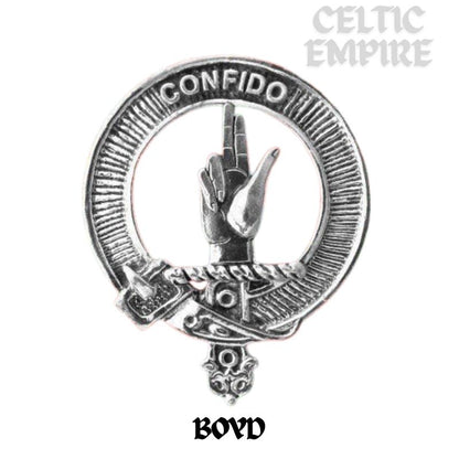 Boyd Family Clan Crest Scottish Cap Badge