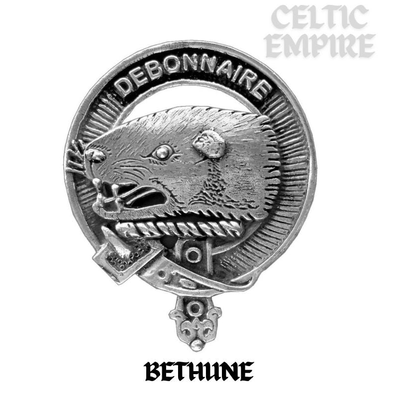 Bethune Scottish Family Clan Crest Badge Dress Fur Sporran