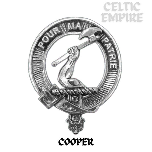 Cooper Family Clan Crest Scottish Cap Badge