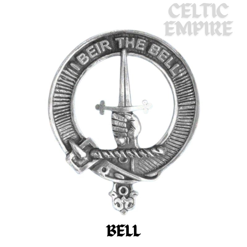 Bell Scottish Family Clan Crest Badge Dress Fur Sporran