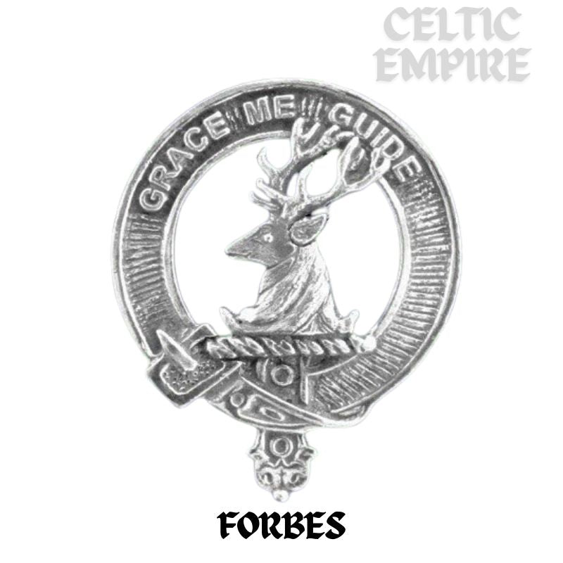 Forbes Family Clan Badge Scottish Plaid Brooch