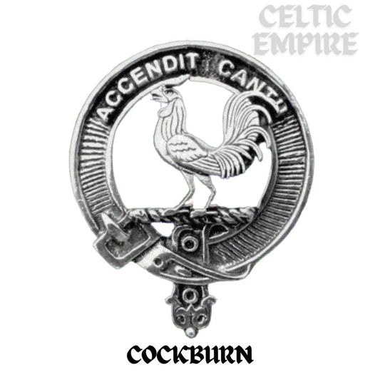 Cockburn Family Clan Crest Scottish Cap Badge